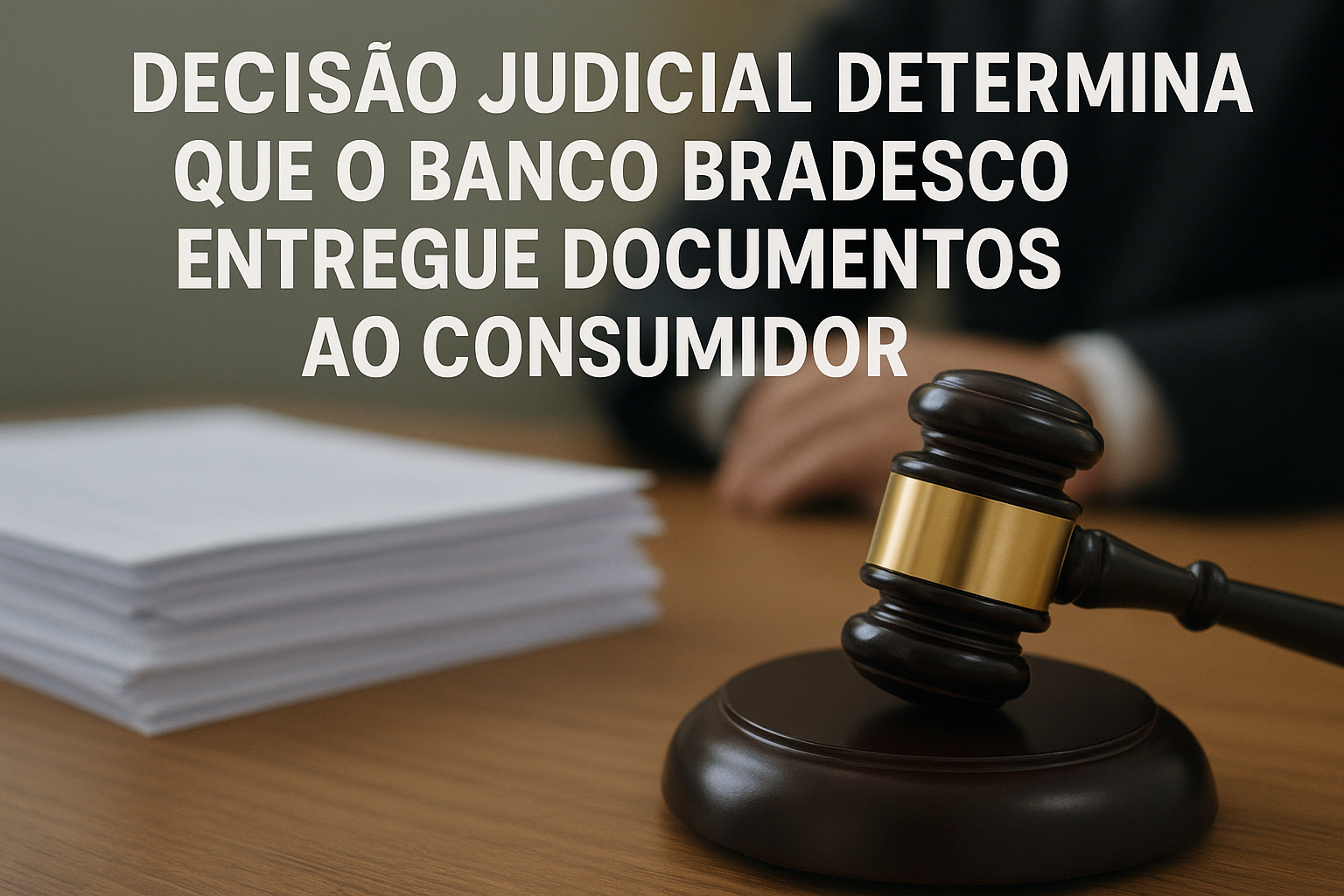 Decisão Judicial determina que banco bradesco entregue documentos ao consumidor